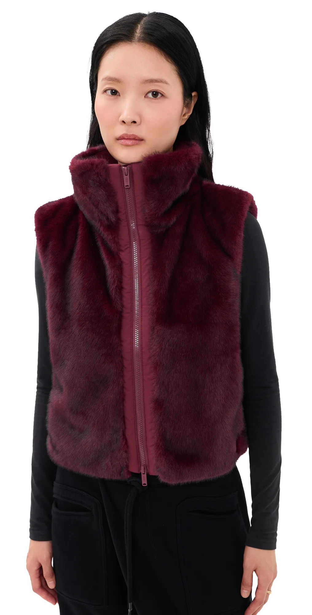 Afterglow Faux Fur Vest by FP Movement