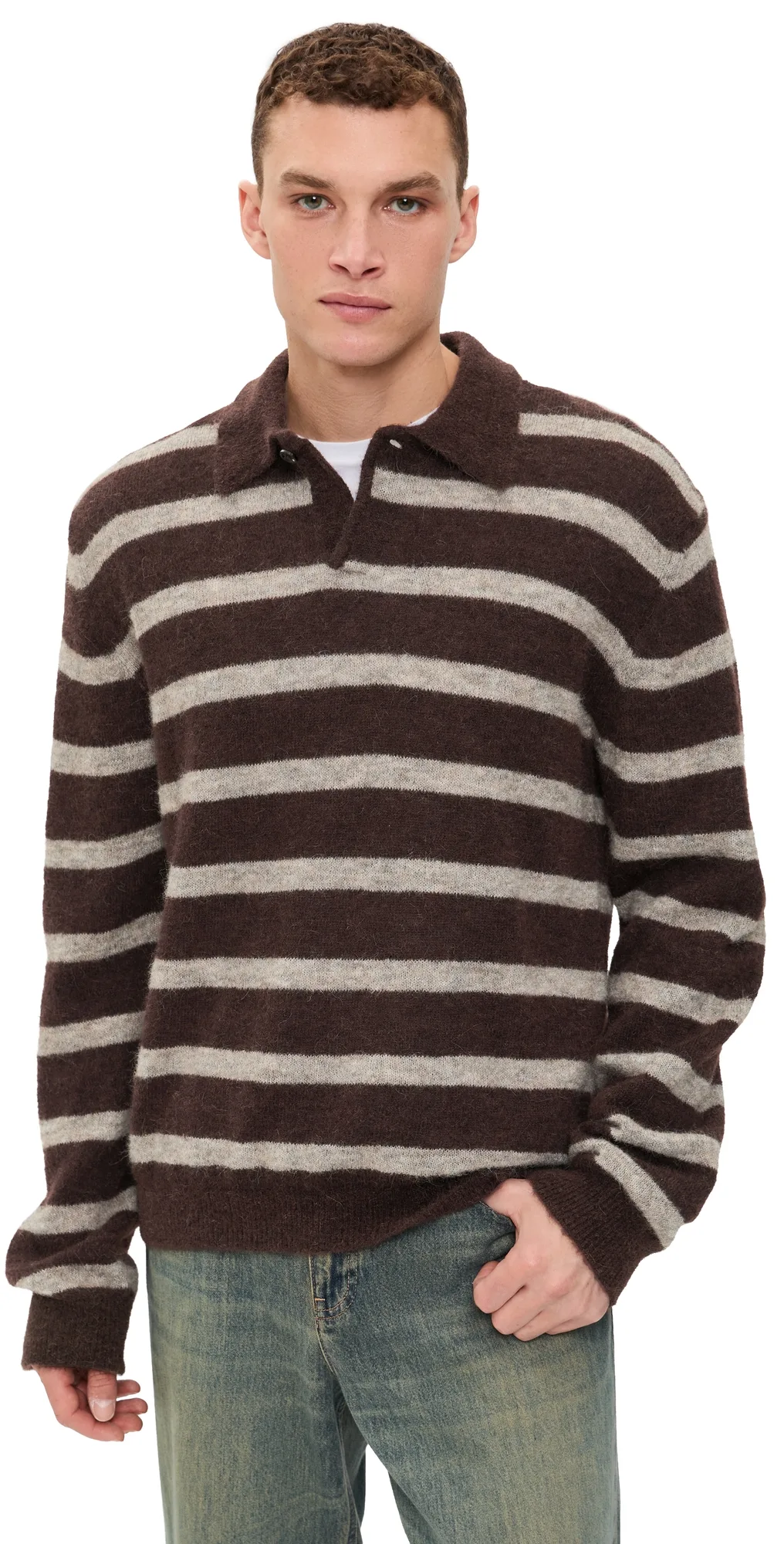 Gudme Baby Alpaca Stripe Polo by Norse Projects