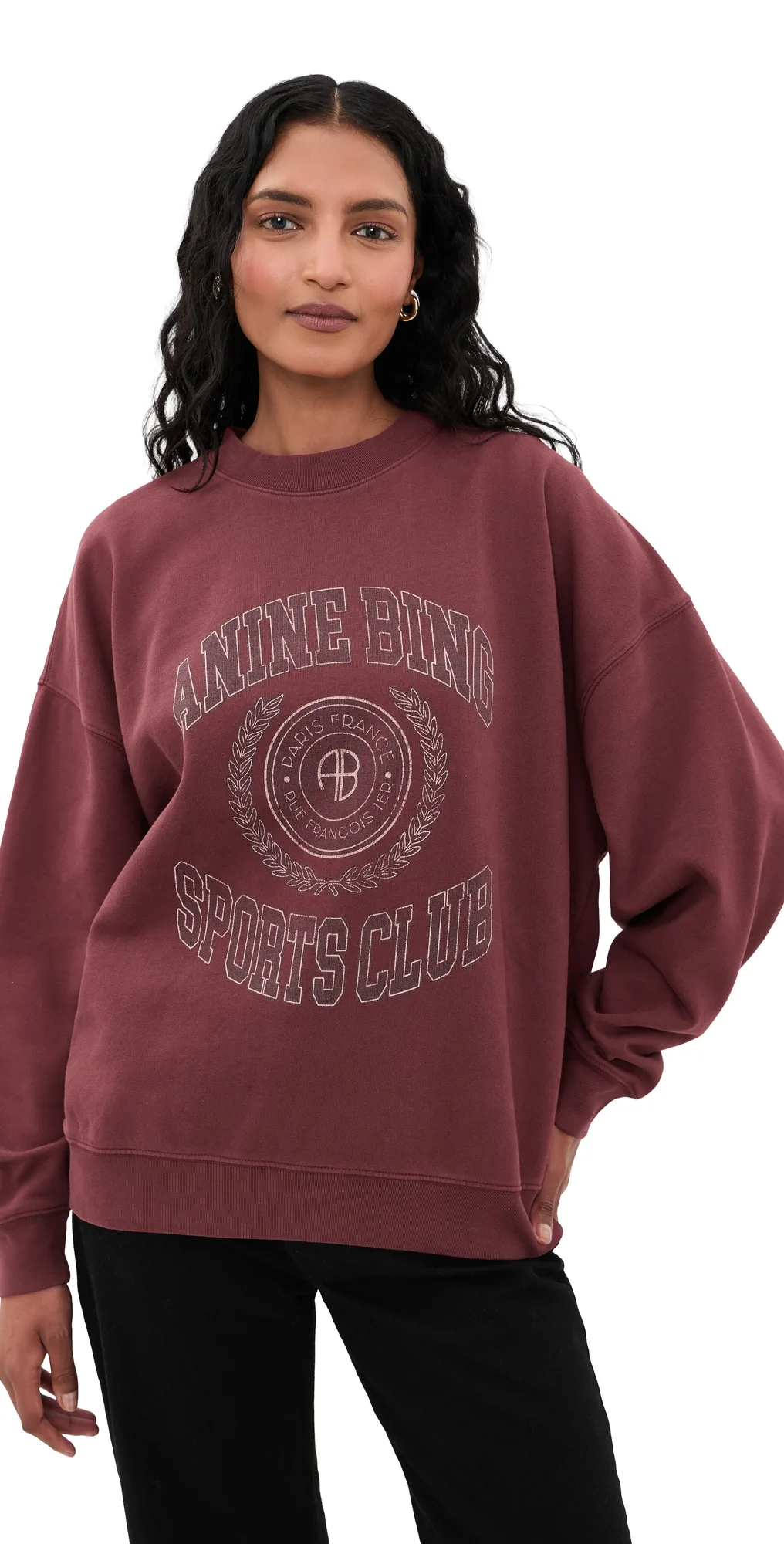 Miles Collegiate Sweatshirt by ANINE BING