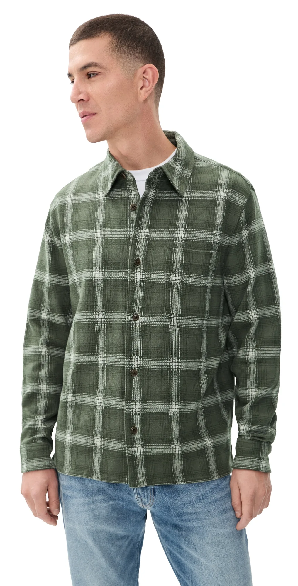 Devoe Plaid Knit Shirt by Madewell