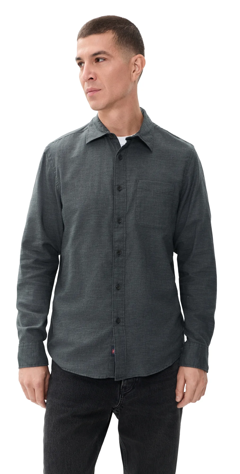 Timberline Brushed Twill Shirt by Faherty