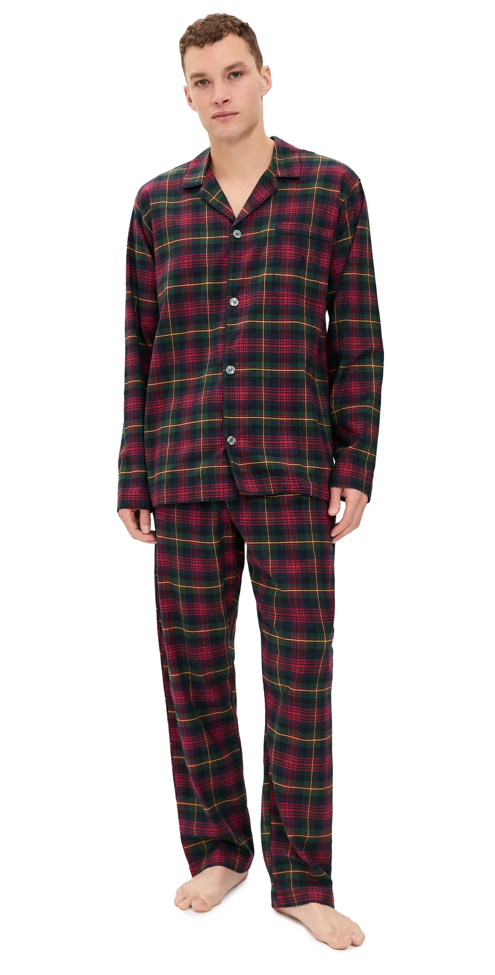 Plaid Flannel Pajama Set by Polo Ralph Lauren