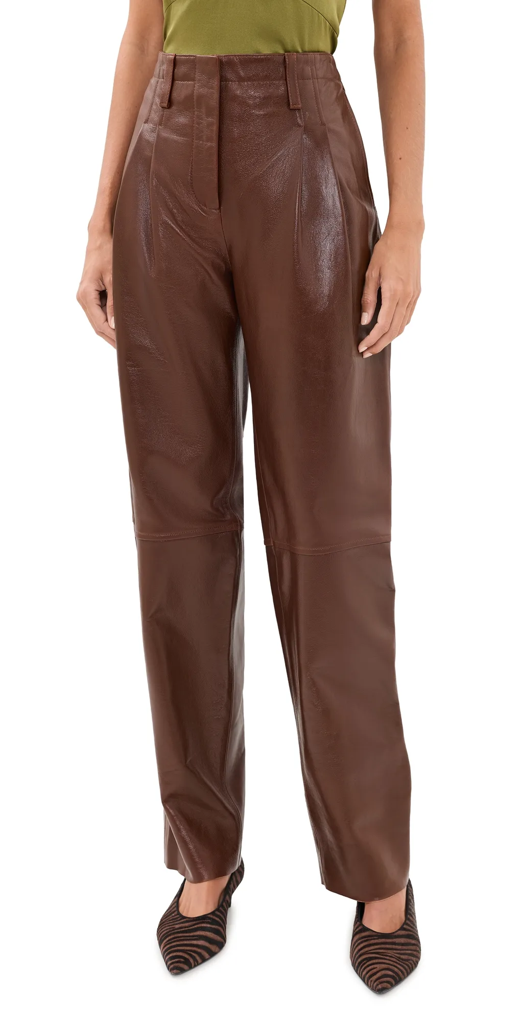 Keiran Leather Pants by Ulla Johnson