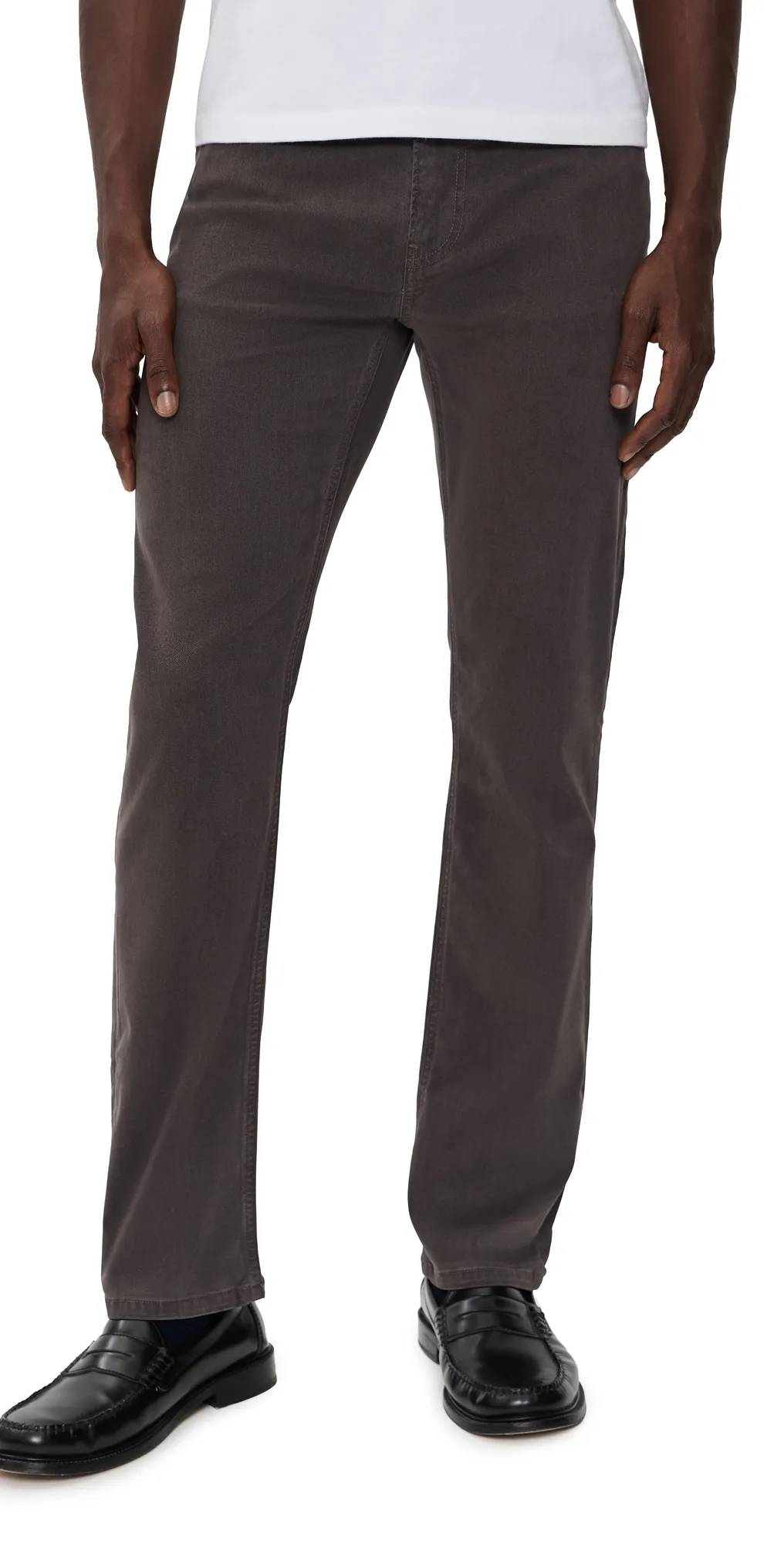 The Modern Straight Brushed Twill Jeans by FRAME