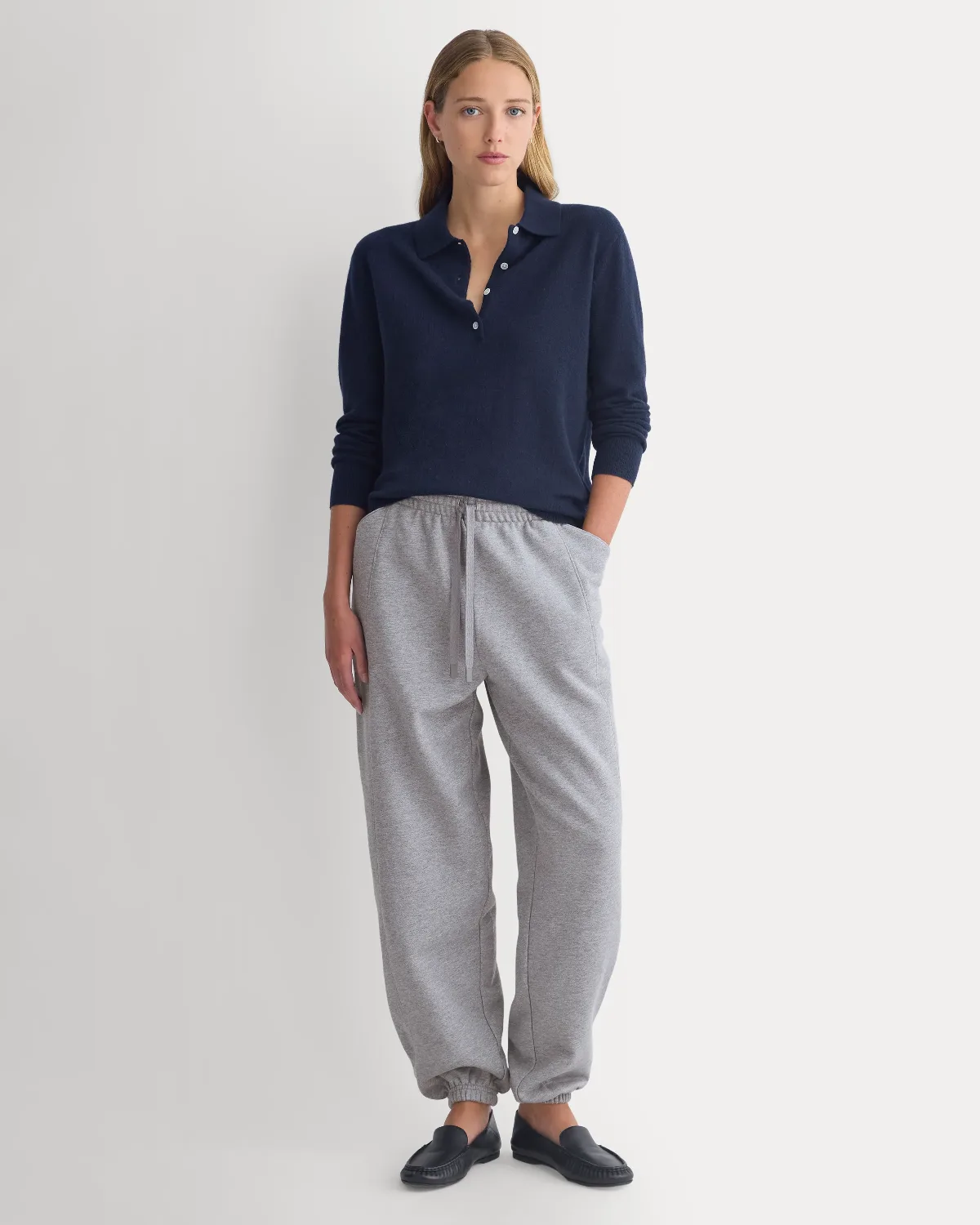 Luxe Fleece Baggy Jogger, Cotton/Polyester by Everlane