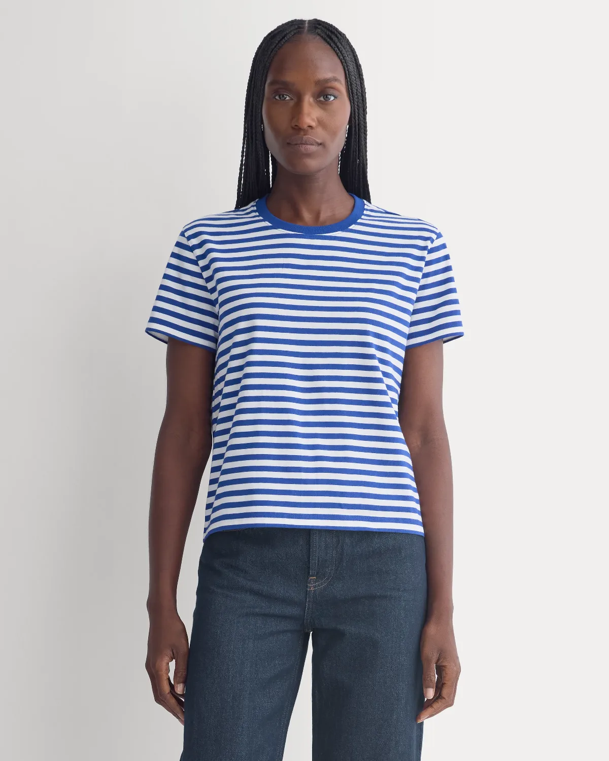 Organic Cotton Box-Cut Pocket Tshirt - No Pocket