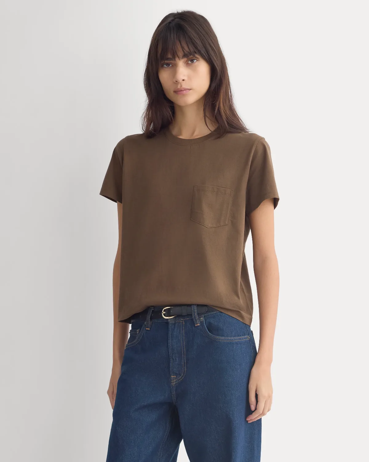 Box-Cut Tshirt, Essential Cotton - Pocket by Everlane