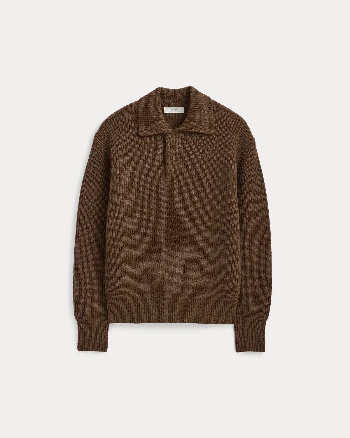 Ribbed Collared Sweater in Felted Merino by Everlane