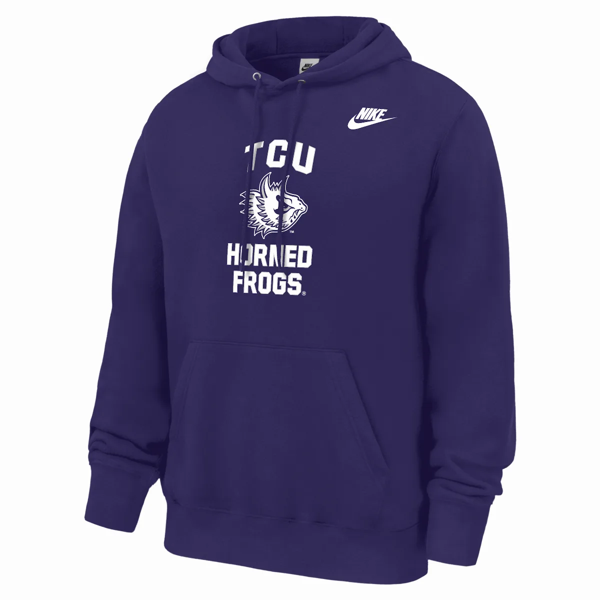 TCU Horned Frogs Club Football Fleece Pullover Hoodie by Nike