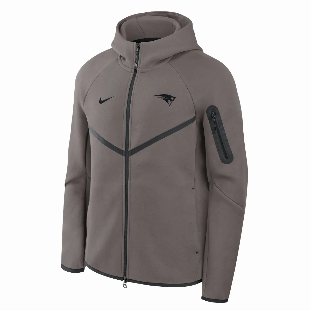 New England Patriots Top Billing Tech Fleece Windrunner NFL Full-Zip Hooded Jacket by Nike
