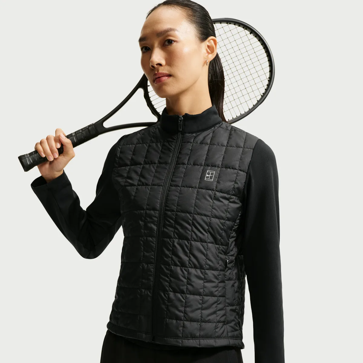 Court Advantage Therma-FIT Winterized Tennis Top by Nike
