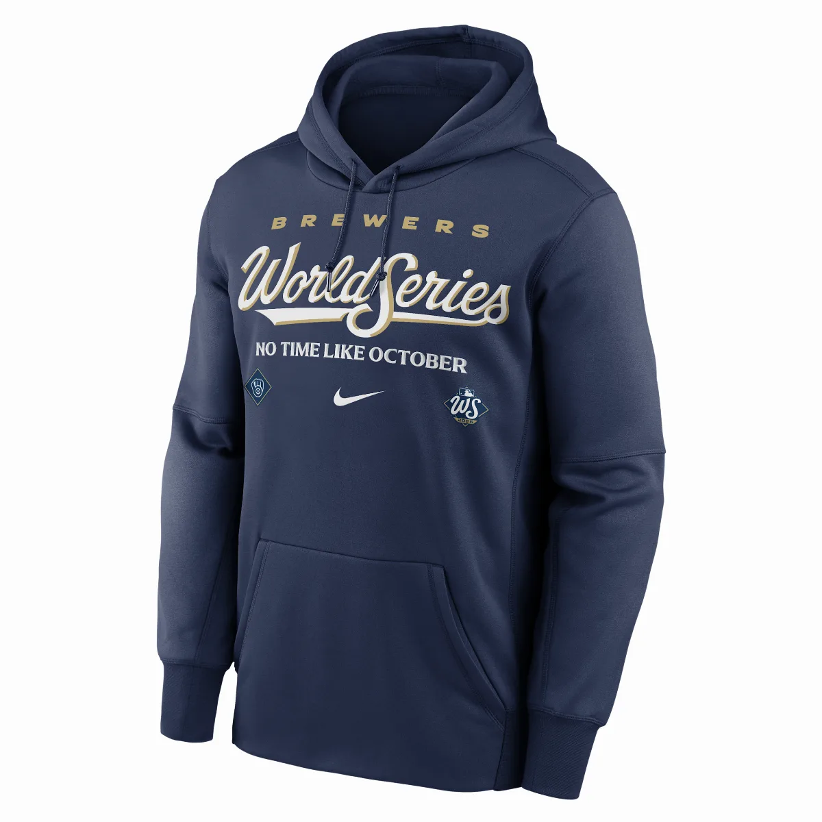 Milwaukee Brewers 2026 World Series Participant Authentic Collection Therma-FIT MLB Pullover Hoodie by Nike
