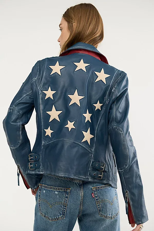 Christy Leather Moto Jacket by Mauritius Leather