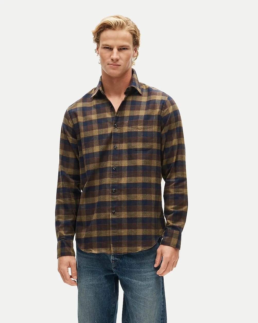 Madison Cotton-Blend Twill Shirt