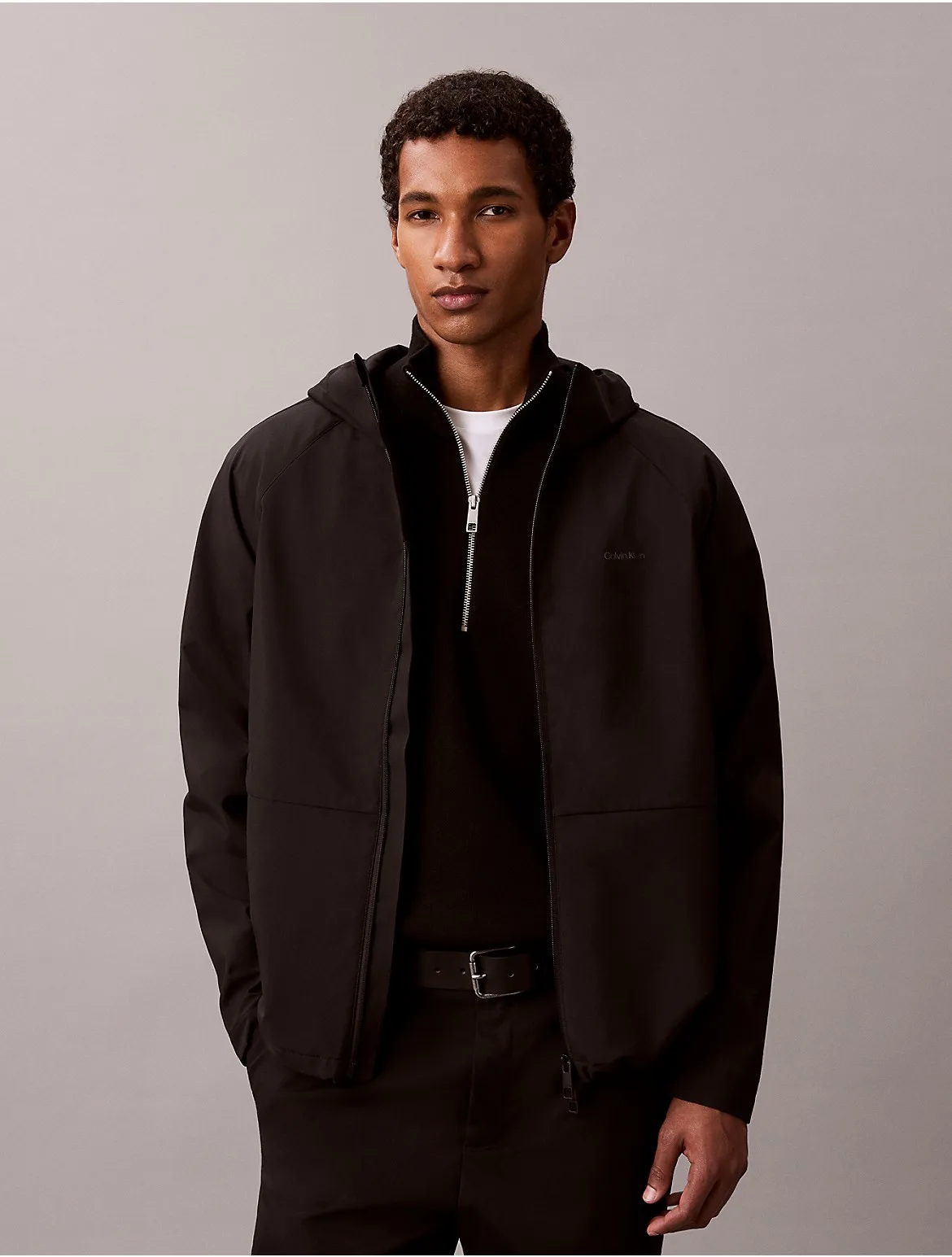 Tech Shell Hooded Jacket by Calvin Klein