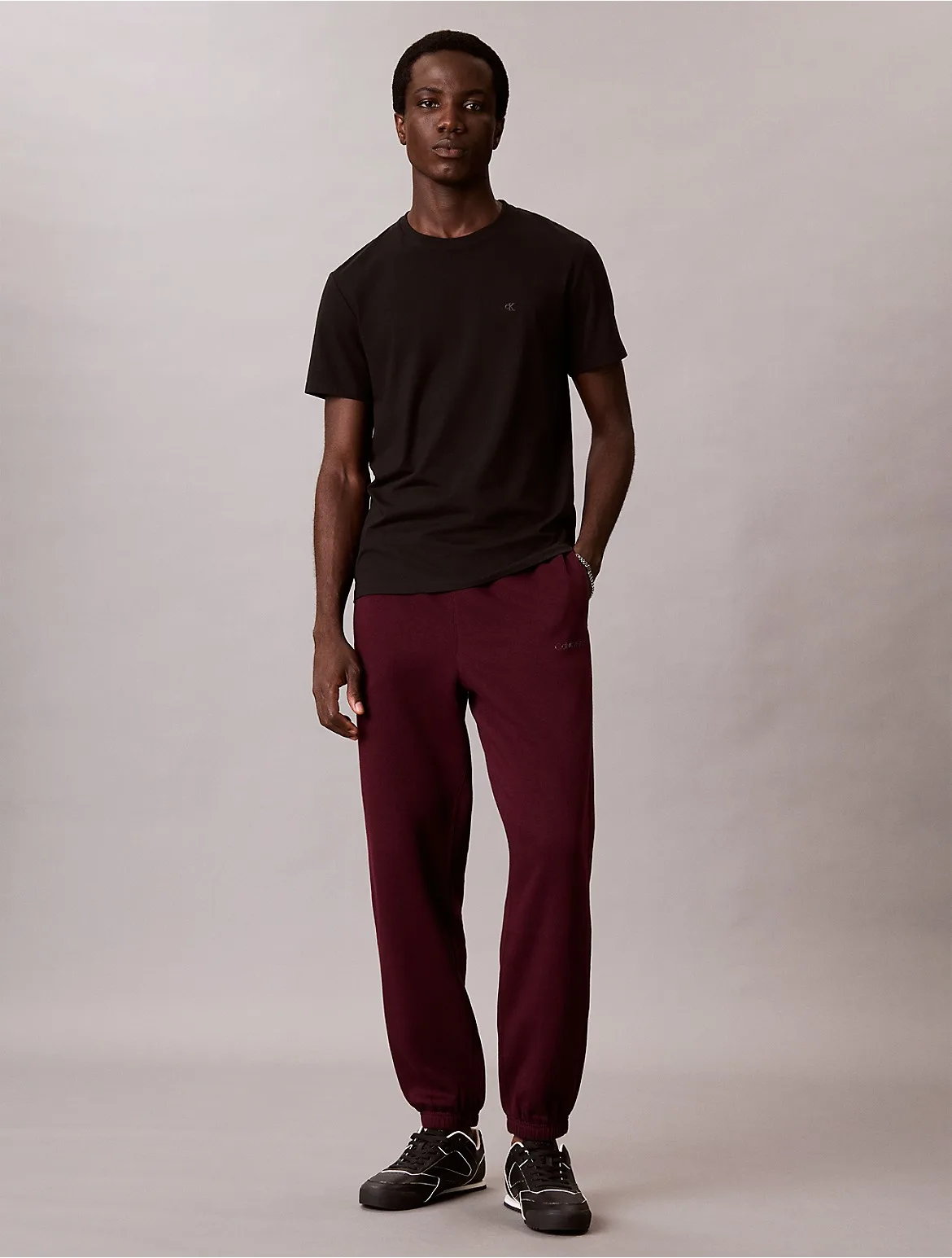 Fleece Standard Logo Joggers by Calvin Klein