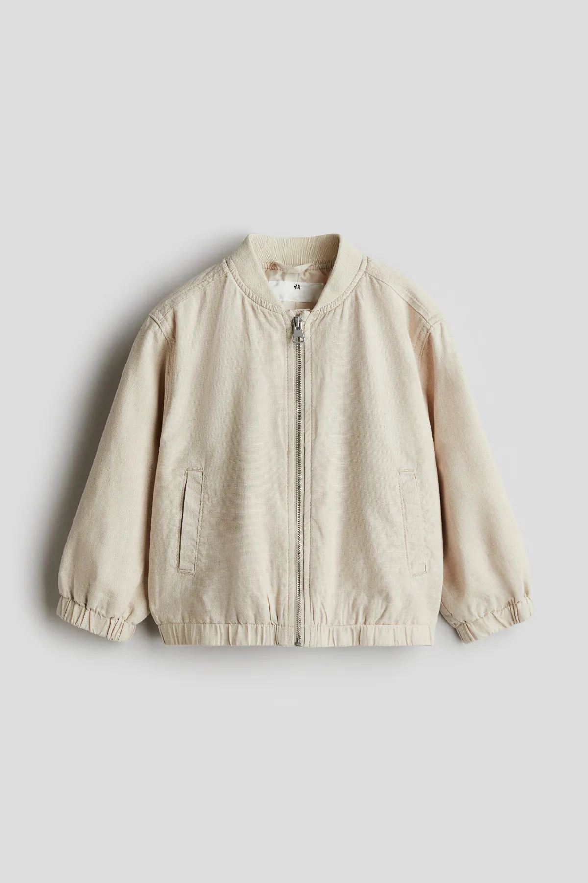 Linen-Blend Jacket by H&M