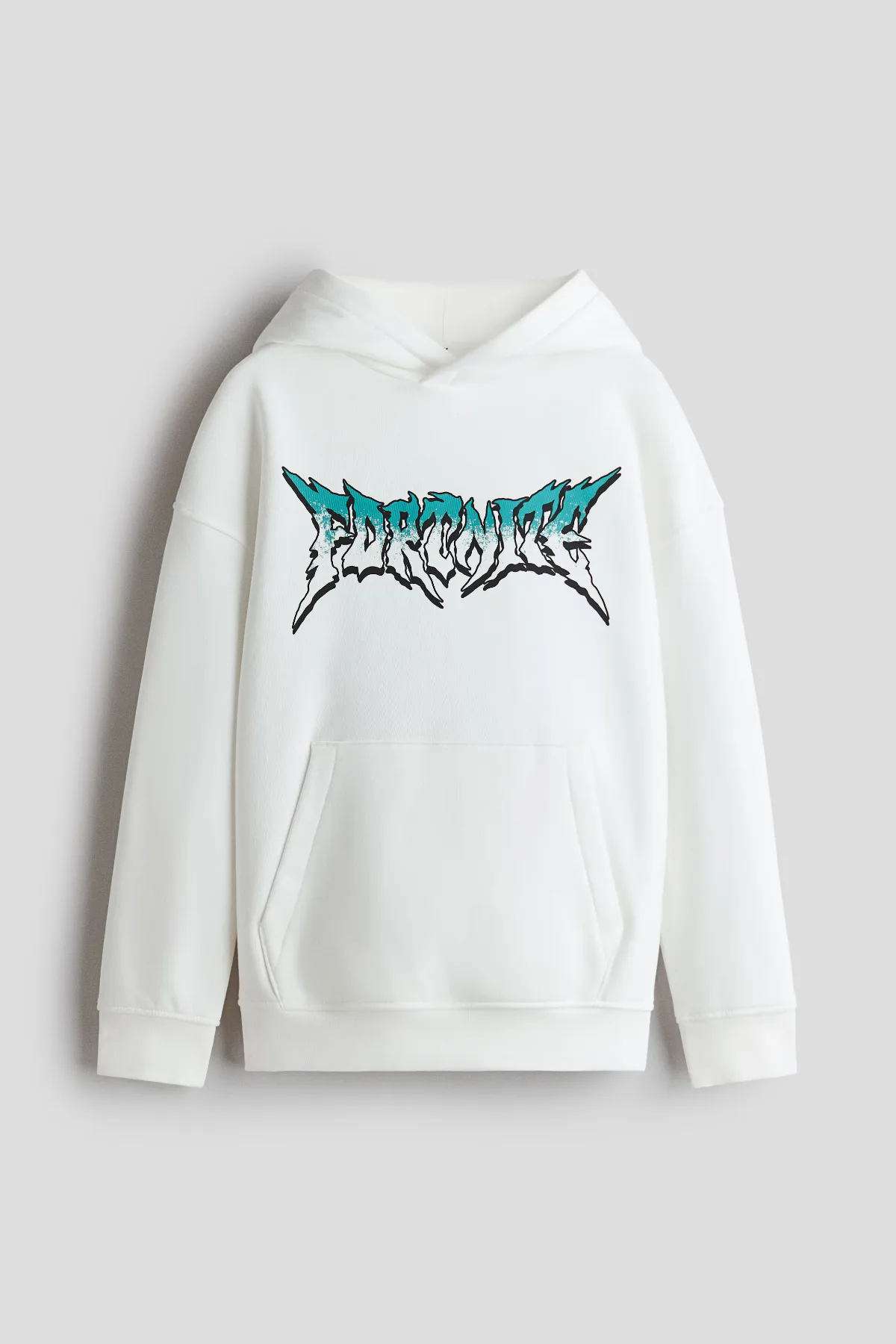 Brushed-Inside Printed Hoodie by H&M