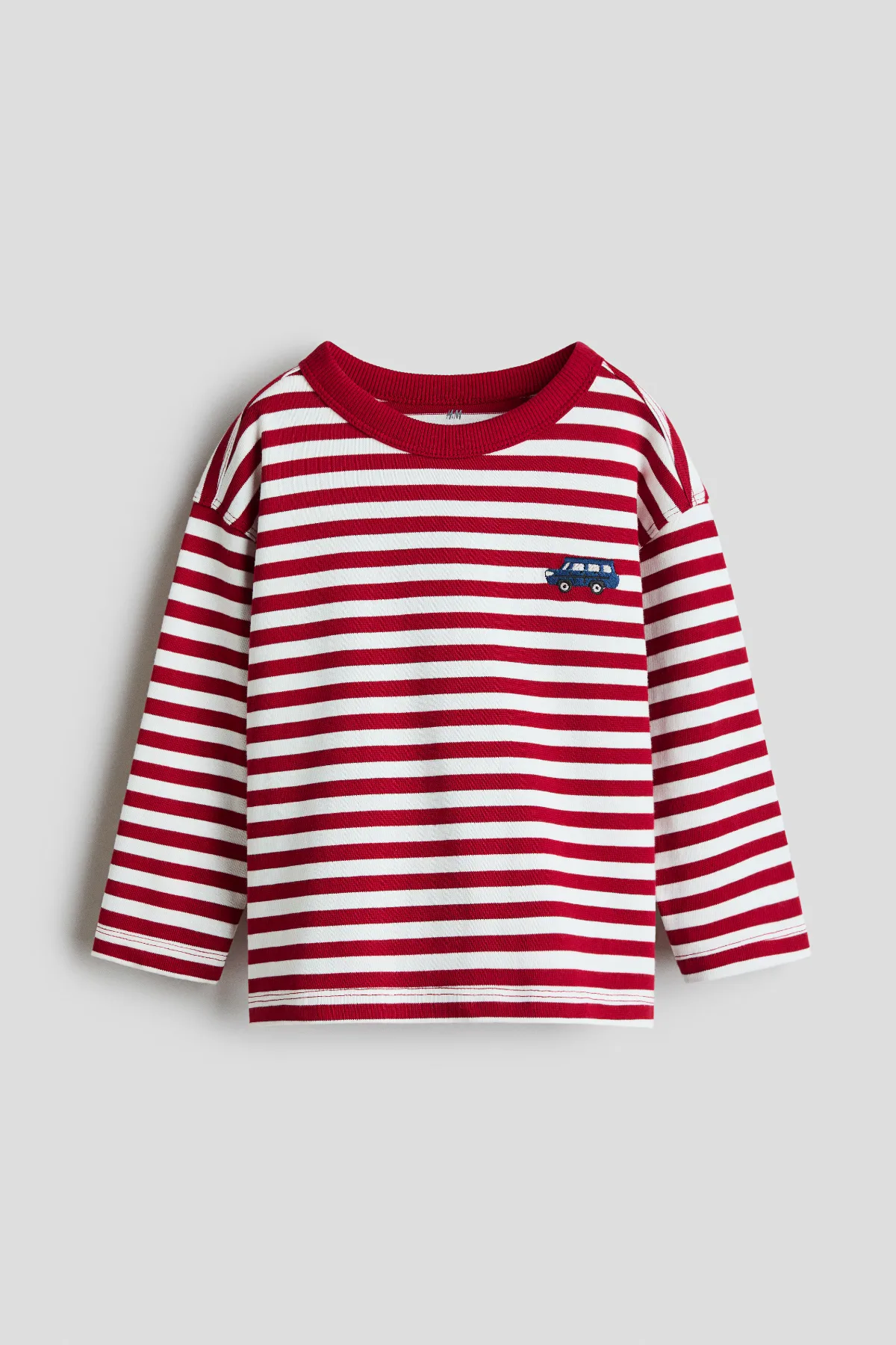 Embroidered-Detail Long-Sleeved T-Shirt by H&M