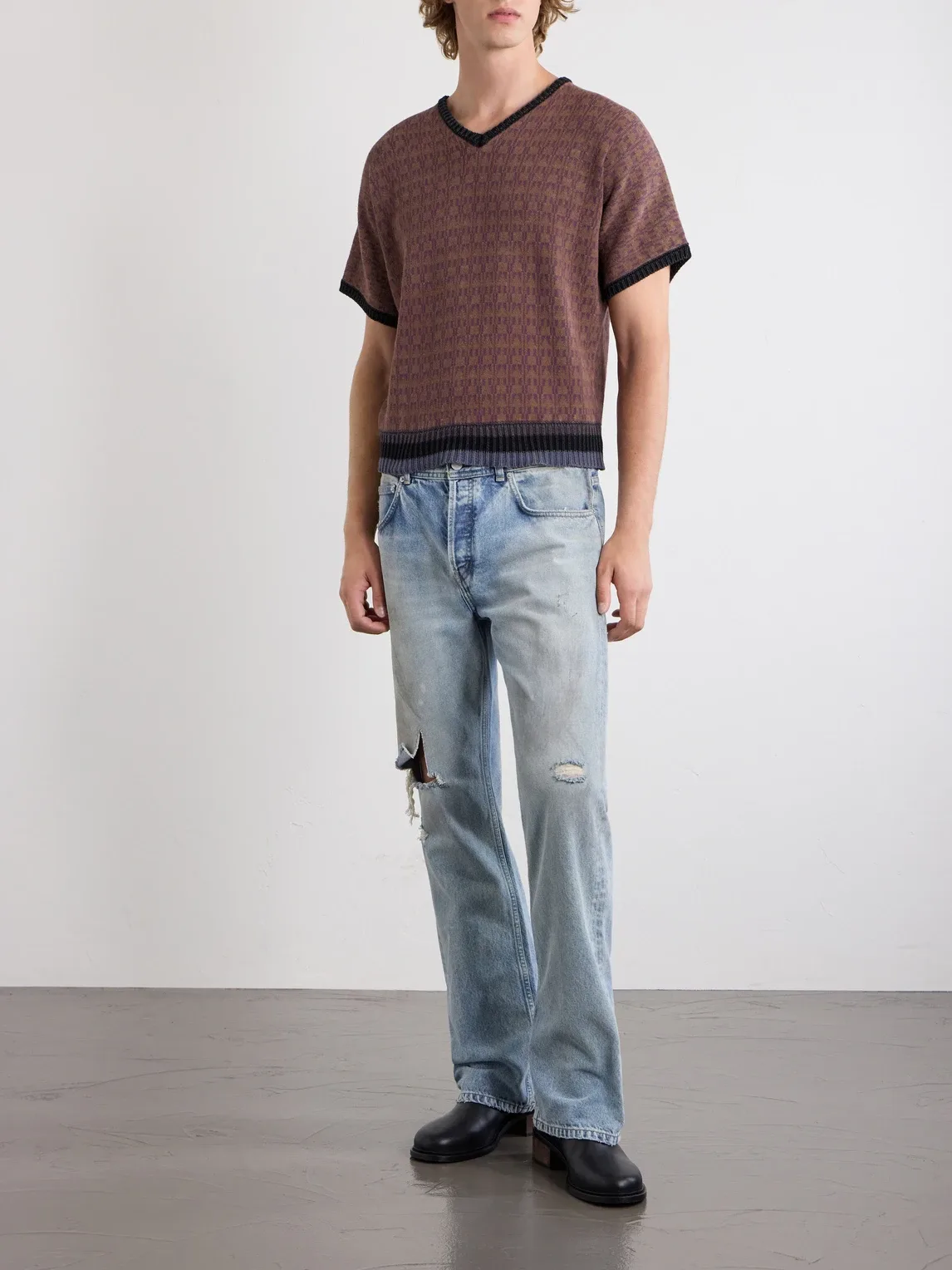 Vienna Cotton-Jacquard Sweater by Enfants Riches Dprims