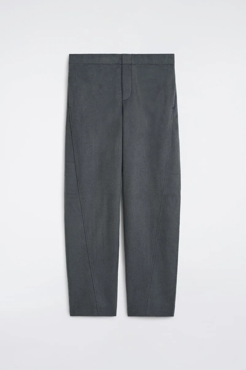 Brushed Jersey Regular-Fit Tapered Pants by COS