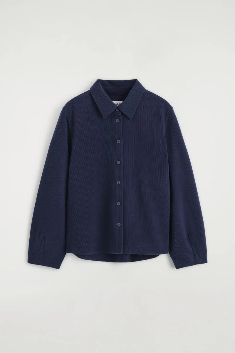 Corduroy-Jersey Shirt by COS