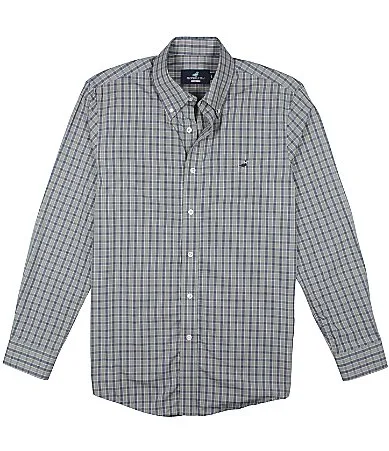 Medium Plaid Long Sleeve Woven Shirt by Properly Tied