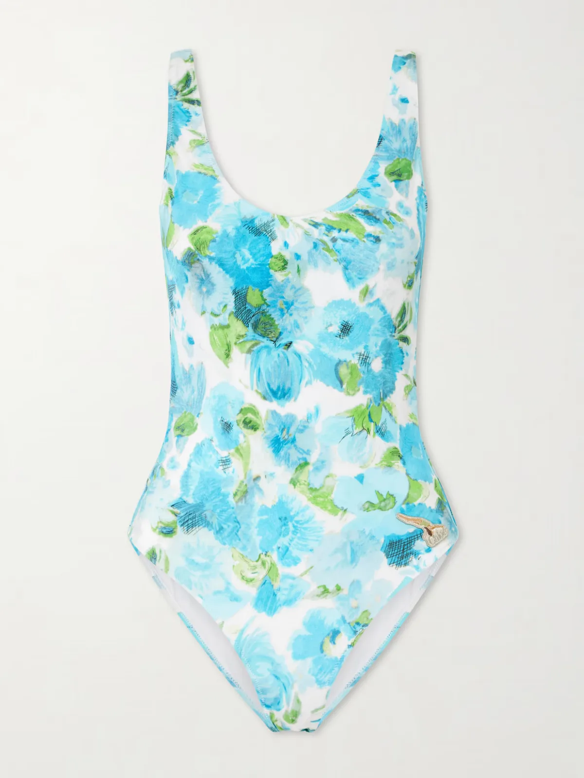 - Floral-print Swimsuit -