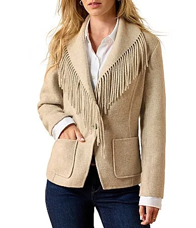 Sausalito Fringe Trim Coat by Ariat