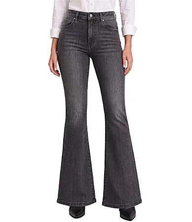 Lucy Crystal Side Seam Bootcut Jeans by Liverpool Los Angeles