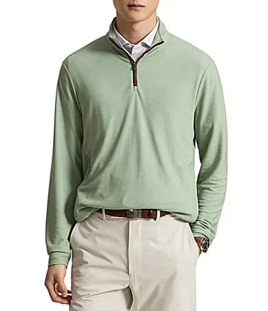RLX Golf Quarter Zip Mesh Pullover by Polo Ralph Lauren