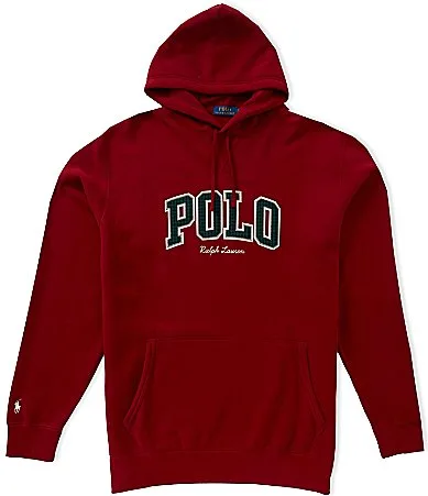 Plaid-Logo Fleece Hoodie by Polo Ralph Lauren