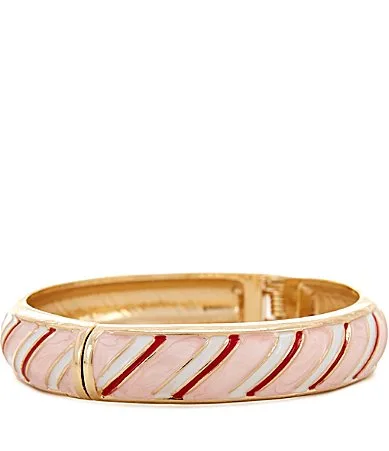 Merry & Bright Holiday Stripes Cuff Bracelet by Merry & Bright