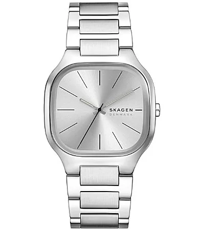 Skagen Mellem Quartz Three-Hand Stainless Steel Bracelet Watch by Skagen