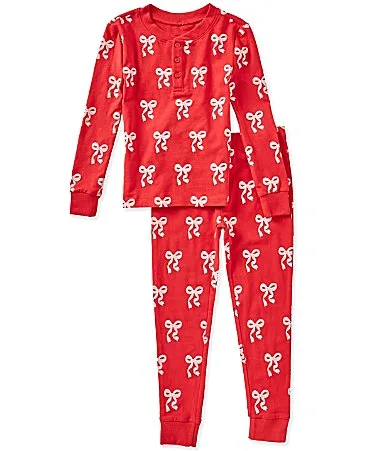 Red Bow Pajama Set by Adventurewear 360