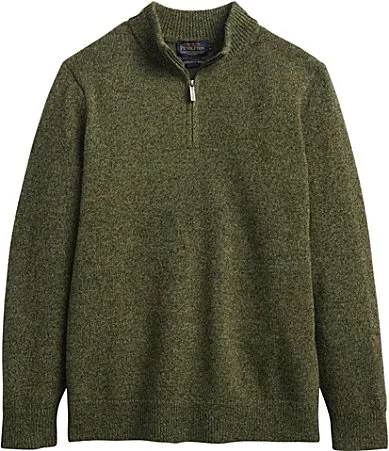 Wool Quarter-Zip Sweater by Pendleton
