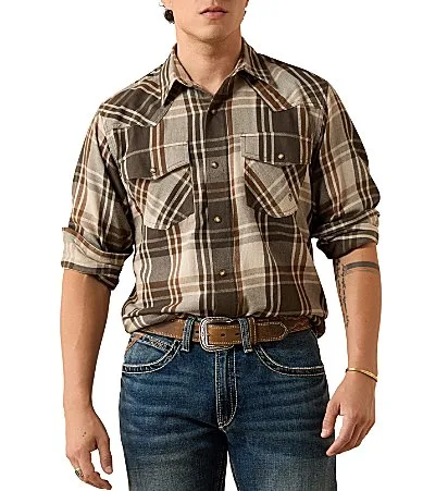 Retro Howell Plaid Western Shirt