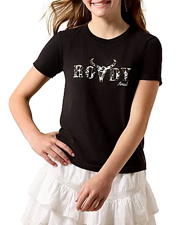 Rowdy Cow Skull Tee by Ariat