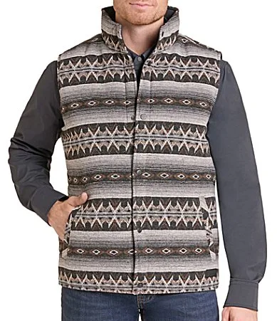 Western Jacquard Reversible Vest by Rock & Roll Denim