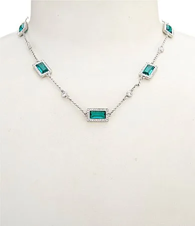 Emerald Station Collar Necklace by Ralph Lauren