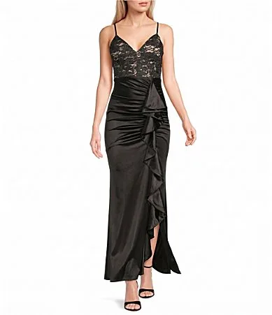 Lace-Bodice Shirred Dress by Honey and Rosie