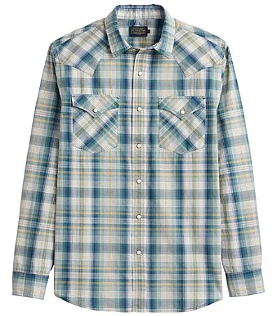 Frontier Mini Plaid Long Sleeve Woven Shirt