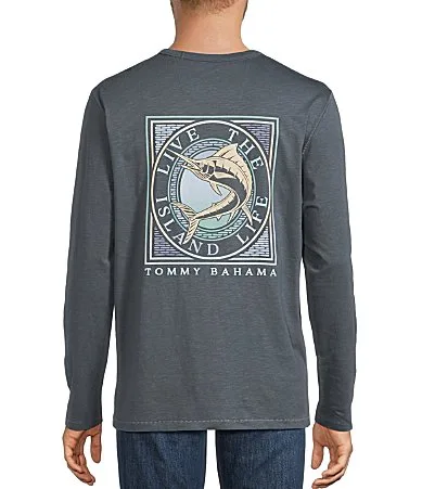 In Reel Life Lux Long Sleeve T-Shirt by Tommy Bahama