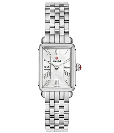 Deco Park Quartz Two Hand Stainless Steel Bracelet Watch by Michele