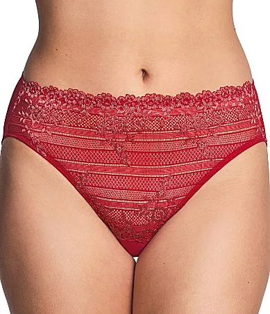 Embrace Lace Hi-Cut Brief Panty by Wacoal