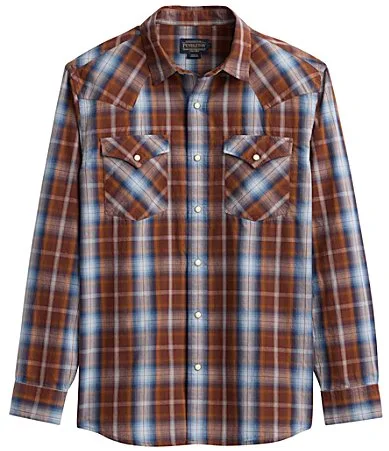 Frontier Medium Plaid Long Sleeve Woven Shirt