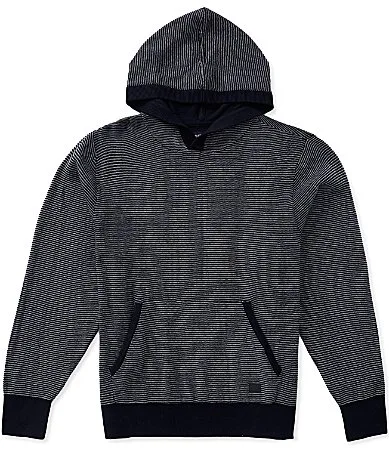 Wanto Striped Knit Sweater Hoodie by Buffalo David Bitton