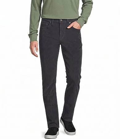 Premium Denim Straight Fit Stretch Corduroy Pants by Cremieux