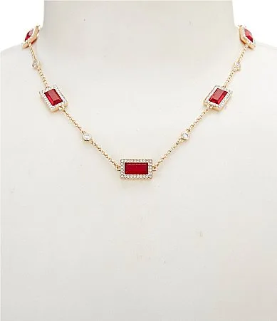 Siam Baguette Collar Necklace by Ralph Lauren