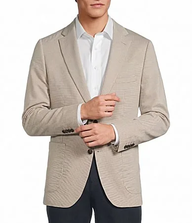 Long Sleeve Knit Blazer by Roundtree & Yorke